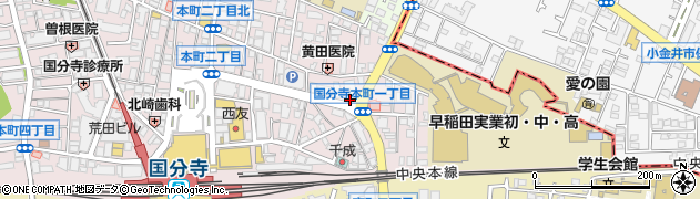胡桃堂　書店周辺の地図