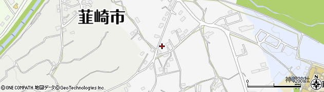 山梨県韮崎市大草町若尾214周辺の地図