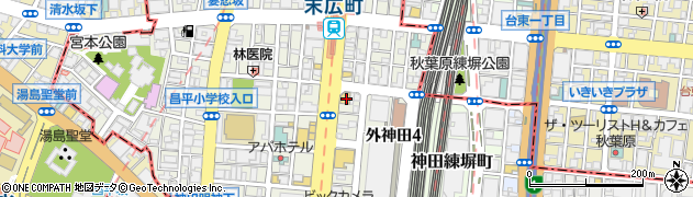 東京都千代田区外神田4丁目5周辺の地図