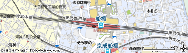 福満園 シャポー船橋店周辺の地図