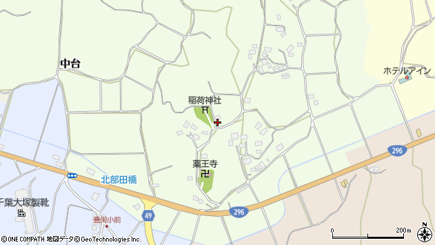 〒289-2154 千葉県匝瑳市富岡の地図