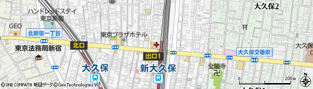 吉野家 新大久保駅前店周辺の地図