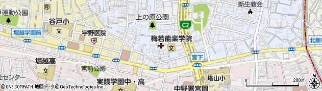 東京修道館周辺の地図