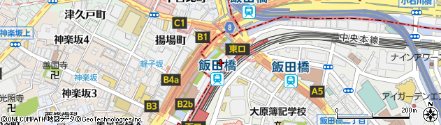 越後そば酒房 笹陣 飯田橋店周辺の地図