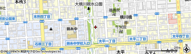大横川周辺の地図