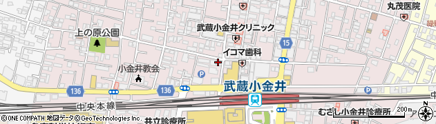 小金井歯科医師会周辺の地図