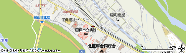 韮崎市立病院周辺の地図