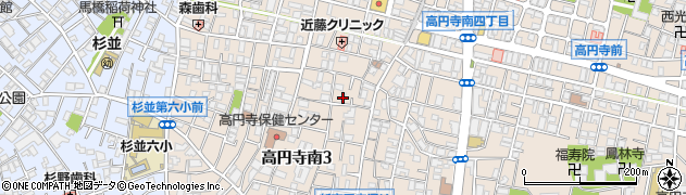 高円寺フラッツ周辺の地図