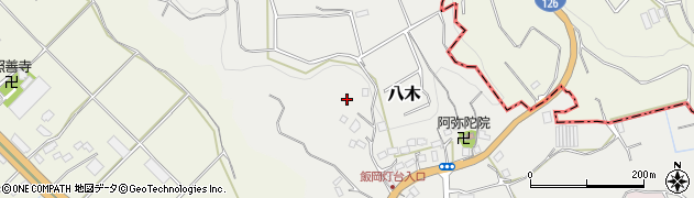 千葉県旭市八木周辺の地図
