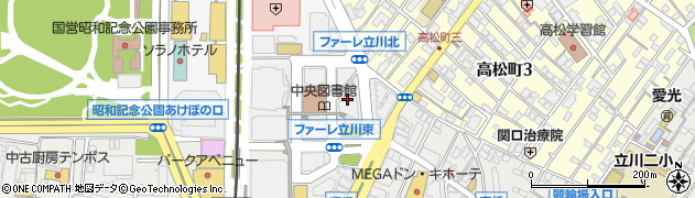 損害保険ジャパン株式会社　東京保険金サービス部立川保険金サービス第一課周辺の地図