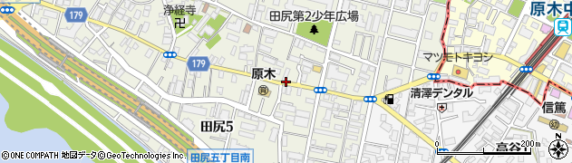 田尻四丁目周辺の地図