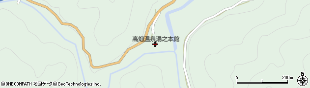 高畑温泉湯之本館周辺の地図