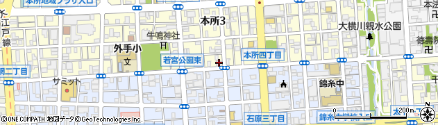 株式会社ラックコーポレーション　ラック厩橋営業所小規模多機能施設周辺の地図