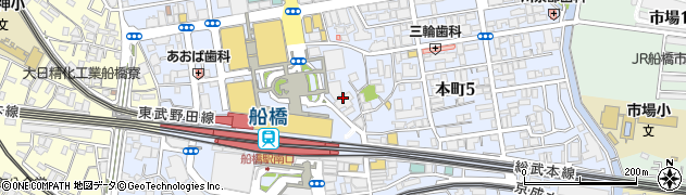 大同生命保険株式会社　千葉西支社周辺の地図