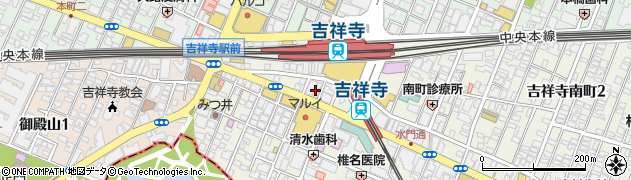ホットヨガスタジオ ラバ 吉祥寺店(LAVA)周辺の地図