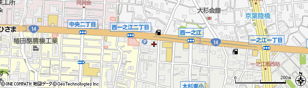 お仏壇のはせがわ　一之江店周辺の地図