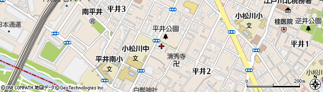 東京都江戸川区平井2丁目15-15周辺の地図