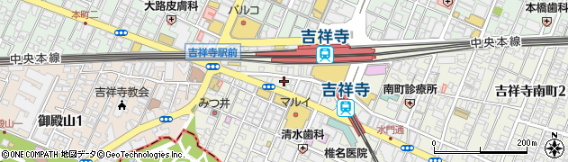 松屋 吉祥寺南口店周辺の地図