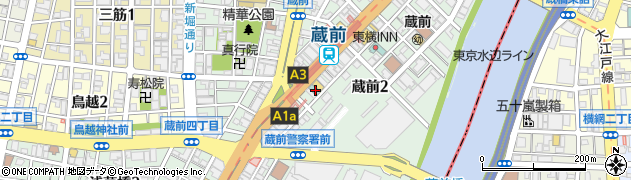 東京都台東区蔵前2丁目4-4周辺の地図