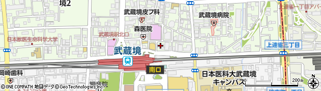 酒＆業務スーパー　武蔵境店周辺の地図