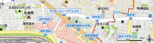 ホテル東京ガーデンパレス周辺の地図