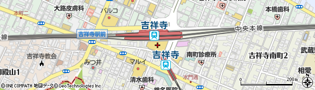 キラリナ京王吉祥寺周辺の地図