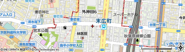 百年本舗 秋葉原総本店周辺の地図