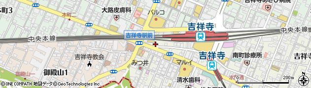 いきなり！ステーキ 吉祥寺店周辺の地図