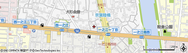 東京都江戸川区大杉2丁目22周辺の地図