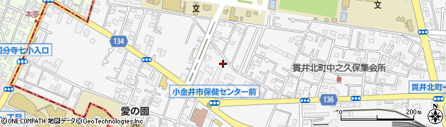 貫井橋公園周辺の地図