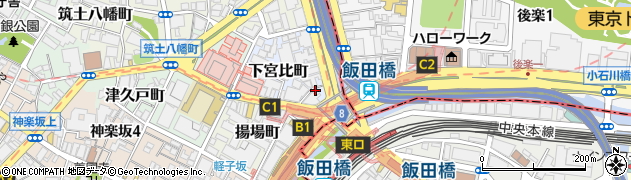 三州屋　飯田橋店周辺の地図