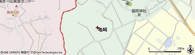 千葉県匝瑳市亀崎274周辺の地図