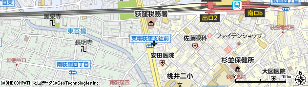 キッチンオリジン　荻窪南店周辺の地図