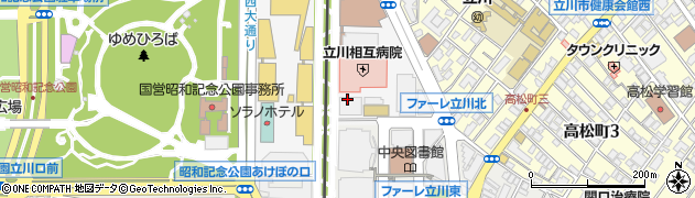 らかんスタジオ　立川店周辺の地図