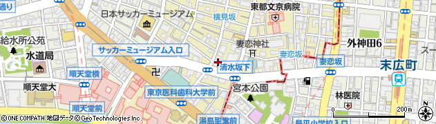 朝日信用金庫湯島支店周辺の地図