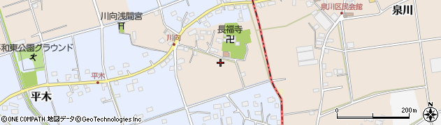 千葉県匝瑳市川向周辺の地図