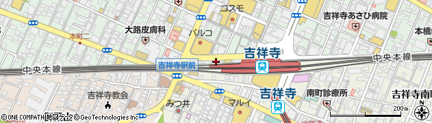 コメ兵買取センター吉祥寺周辺の地図