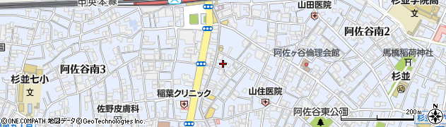 福しん 阿佐ヶ谷店周辺の地図