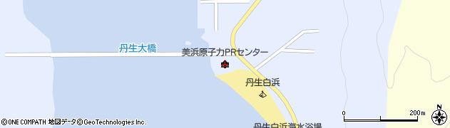 関西電力美浜発電所　美浜原子力ＰＲセンター周辺の地図