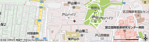 東京都新宿区戸山2丁目周辺の地図