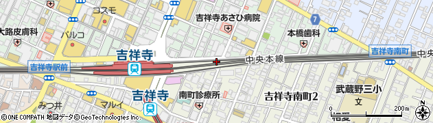 アトレ吉祥寺内郵便局周辺の地図