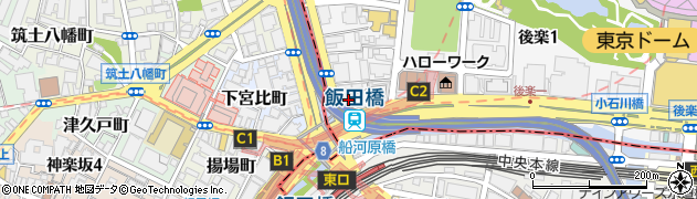 富坂警察署後楽交番周辺の地図
