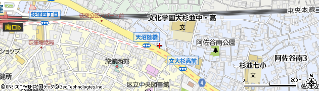 東京都杉並区阿佐谷南3丁目49周辺の地図