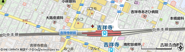 本格点心と台湾料理のダパイダン105 吉祥寺店周辺の地図