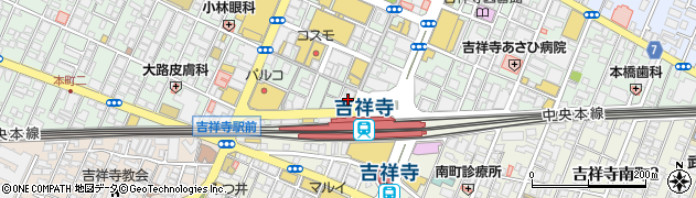 みずほ銀行吉祥寺駅北口 ＡＴＭ周辺の地図
