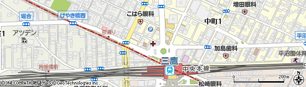 三井住友銀行三鷹支店 ＡＴＭ周辺の地図