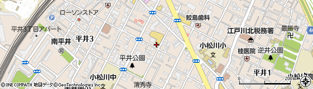 東京都江戸川区平井2丁目25-1周辺の地図