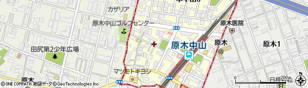 千葉県船橋市本中山7丁目周辺の地図