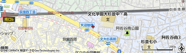 東京都杉並区阿佐谷南3丁目50-20周辺の地図