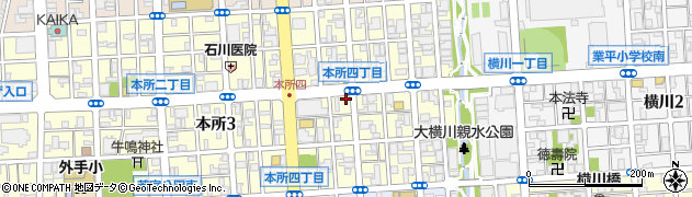 一八福寿司周辺の地図